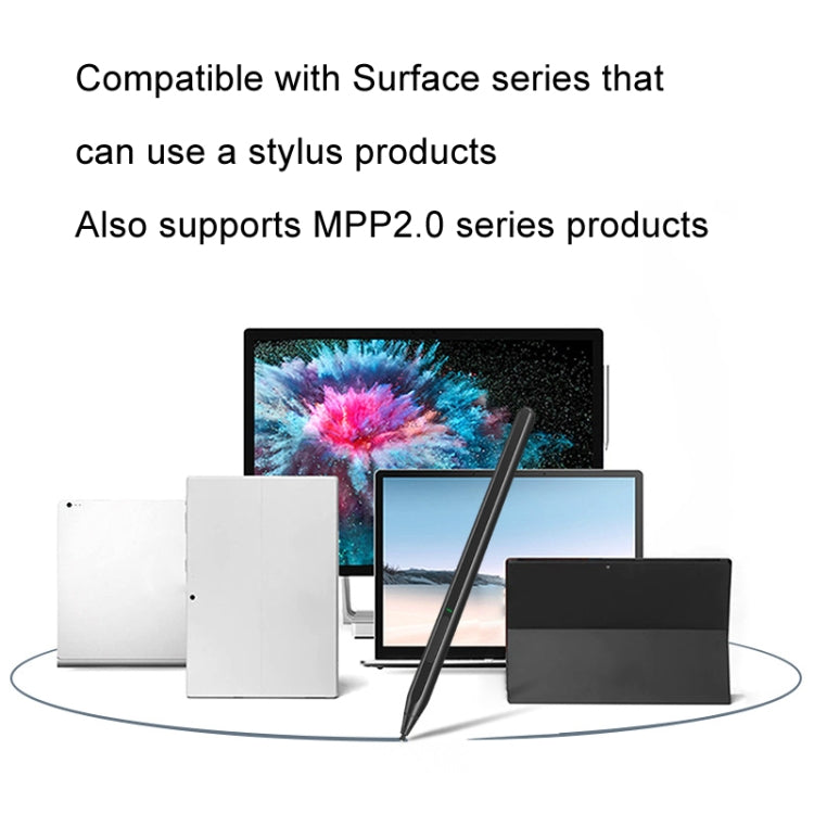 For Microsoft Surface 4096 Pressure Sensitive MPP2.0 Anti-false Touch Pressure Sensitive Capacitive Pen(Silver) - free shipping - PMC TechLife - Order now!