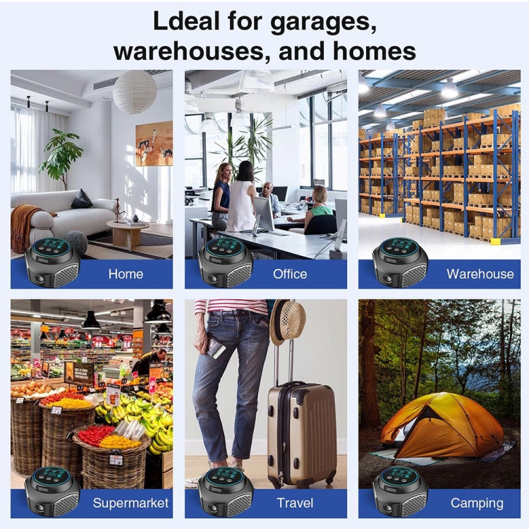 219 Intelligent Ultrasonic Multi-dimensional Frequency Conversion Home Indoor Mouse Repeller(Black) - Repellents by PMC TechLife | Online Shopping South Africa | PMC TechLife | Buy Now Pay Later Mobicred