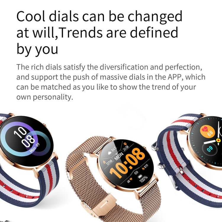 T8 1.3-inch Heart Rate/Blood Pressure/Blood Oxygen Monitoring Bluetooth Smart Watch, Color: Silver - Smart Watches by PMC TechLife | Online Shopping South Africa | PMC TechLife