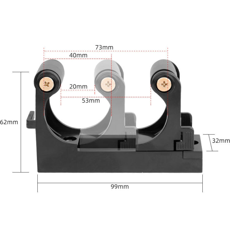 DEEMOUNT RCK-051 Road Bicycle Parking Buckle Wall Hook Mountain Bike Parking Buckle(Black) - Retaining Clips by DEEMOUNT | Online Shopping South Africa | PMC TechLife | Buy Now Pay Later Mobicred