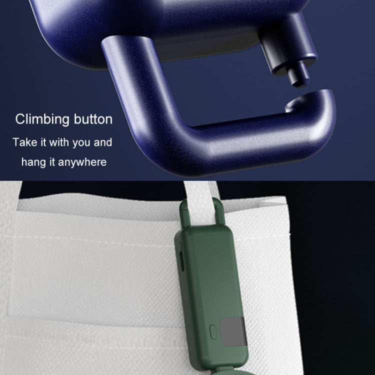 Portable Digital Display Hanging Neck Mute Small Fan USB Charging Handheld Foldable Fan(Blue) - Electric Fans by PMC TechLife | Online Shopping South Africa | PMC TechLife | Buy Now Pay Later Mobicred