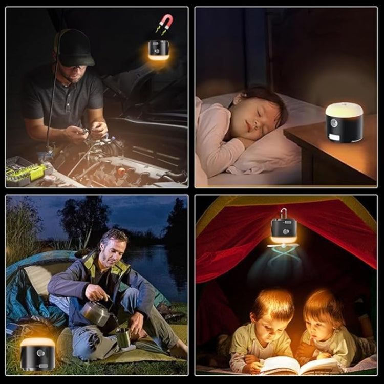 Outdoor Camping Tent Hanging Ambient Light Magnetic Spray Humidification Fan(White) - Electric Fans by PMC TechLife | Online Shopping South Africa | PMC TechLife | Buy Now Pay Later Mobicred