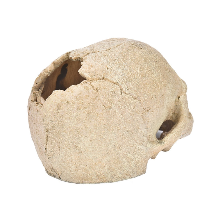 Fish Tank Aquarium Decoration Spider Lizard Snake Python Skull Breeding House Hiding Ornament(Pirate Skull) - Reptile Supplies by PMC TechLife | Online Shopping South Africa | PMC TechLife