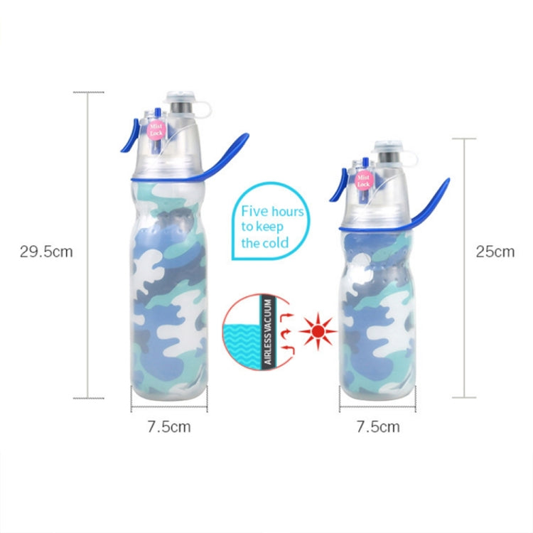 470ml Summer Outdoor Sports Training Spray Cooling Water Cup, Color: Pure White 2-layers - Kettles by PMC TechLife | Online Shopping South Africa | PMC TechLife | Buy Now Pay Later Mobicred