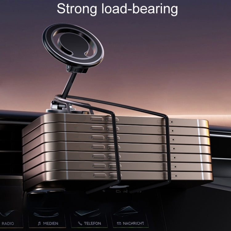 D33 Magnetic Folding Car Phone Holder Rotatable Dashboard Stick-On Navigation Stand - Car Holders by PMC TechLife | Online Shopping South Africa | PMC TechLife | Buy Now Pay Later Mobicred