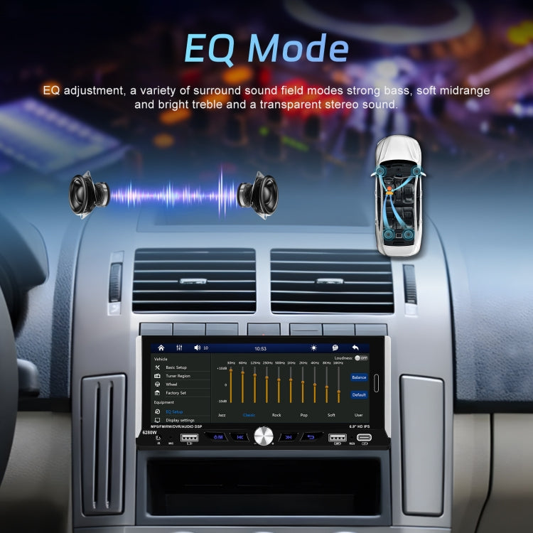 Single Spindle 6.9 inch MP5 With Knob Player Carplay Function Car MP4 Backup Camera, Specification: Standard - free shipping - PMC TechLife - Order now!