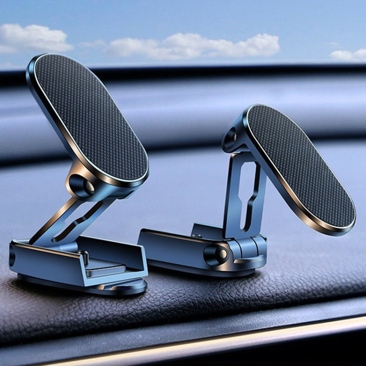 D11 Magnetic Folding Car Phone Holder Rotatable Dashboard Stick-On Navigation Stand(Black Frosted) - Universal Car Holders by PMC Jewellery | Online Shopping South Africa | PMC Jewellery | Buy Now Pay Later Mobicred