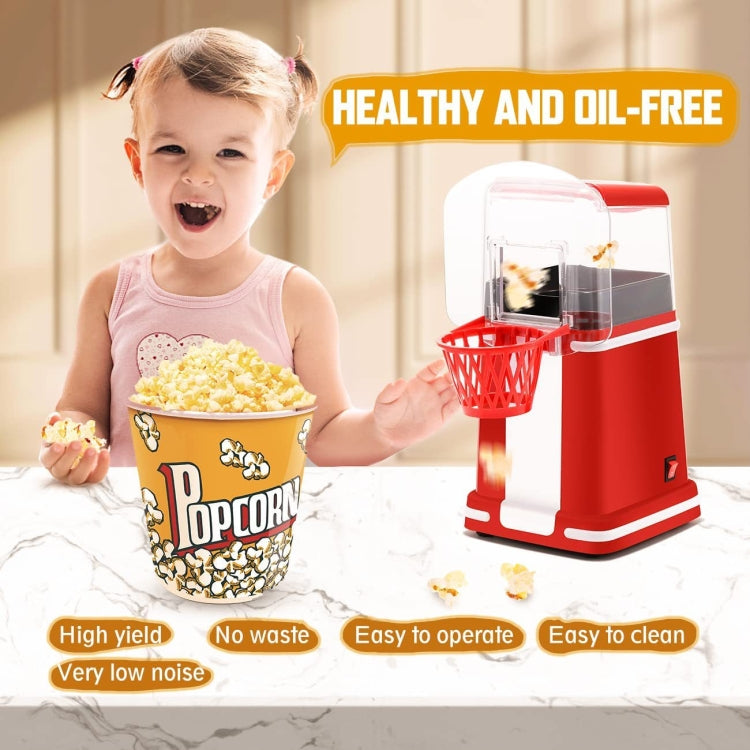 1200W Basket Popcorn Machine Electric Automatic Corn Popper 220V UK Plug - free shipping - PMC TechLife - Order now!