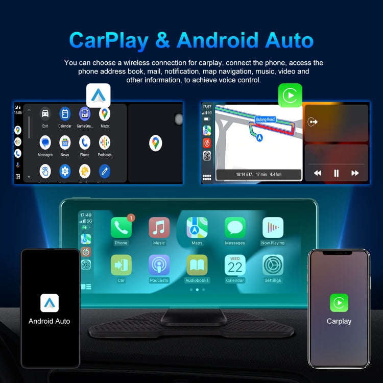 6.86 Inch 4KDVR Smart Screen Player, Specification: Standard+Reversing Camera - Car MP3 & MP4 & MP5 by PMC TechLife | Online Shopping South Africa | PMC TechLife | Buy Now Pay Later Mobicred
