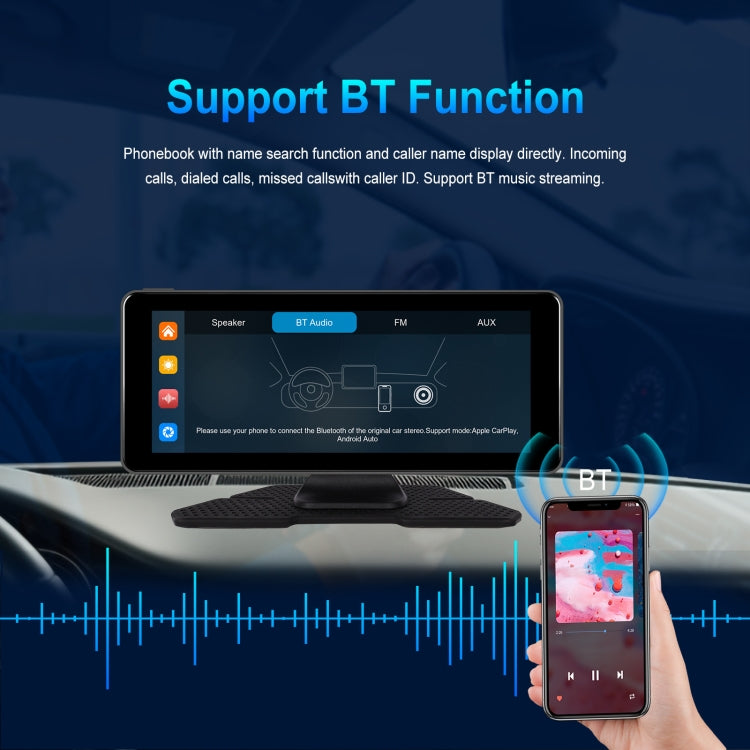 6.86 Inch 4KDVR Smart Screen Player, Specification: Standard+Reversing Camera - Car MP3 & MP4 & MP5 by PMC TechLife | Online Shopping South Africa | PMC TechLife | Buy Now Pay Later Mobicred