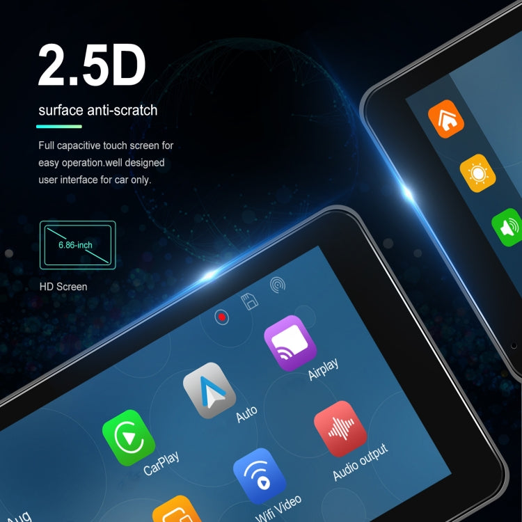 6.86 Inch 4KDVR Smart Screen Player, Specification: Standard - Car MP3 & MP4 & MP5 by PMC TechLife | Online Shopping South Africa | PMC TechLife | Buy Now Pay Later Mobicred
