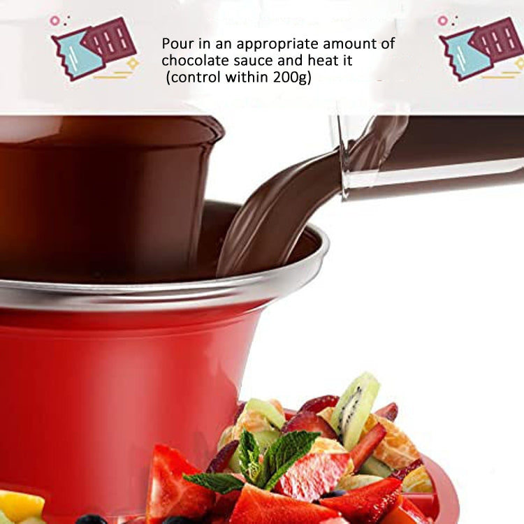35W  3 Tier Chocolate Fountain  Mini Fondue Set with Hot Melting Pot Base 110V US Plug - free shipping - PMC TechLife - Order now!