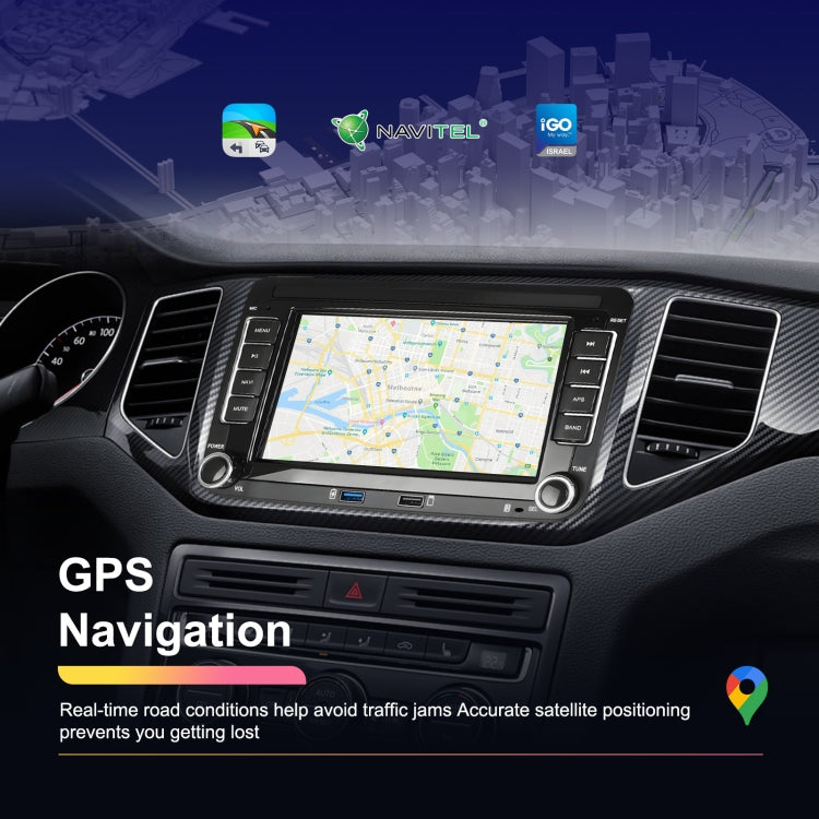 For Volkswagen/Skoda 1+32G Player Large Screen Carplay Android Navigation Reversing Camera Integrated Machine(Standard) - Car MP3 & MP4 & MP5 by PMC TechLife | Online Shopping South Africa | PMC TechLife | Buy Now Pay Later Mobicred