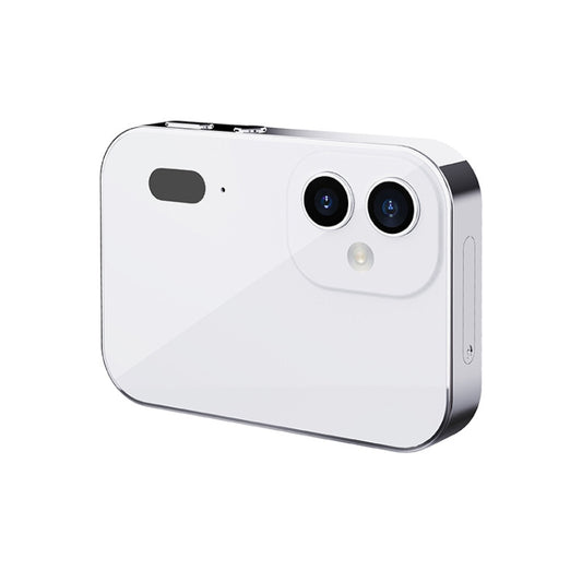 D6 CCD HD Digital Camera Movie Music Smart Camera Touch Screen Student Card Video Recorder, Excluding Memory(White) - Video Cameras by PMC Jewellery | Online Shopping South Africa | PMC Jewellery | Buy Now Pay Later Mobicred