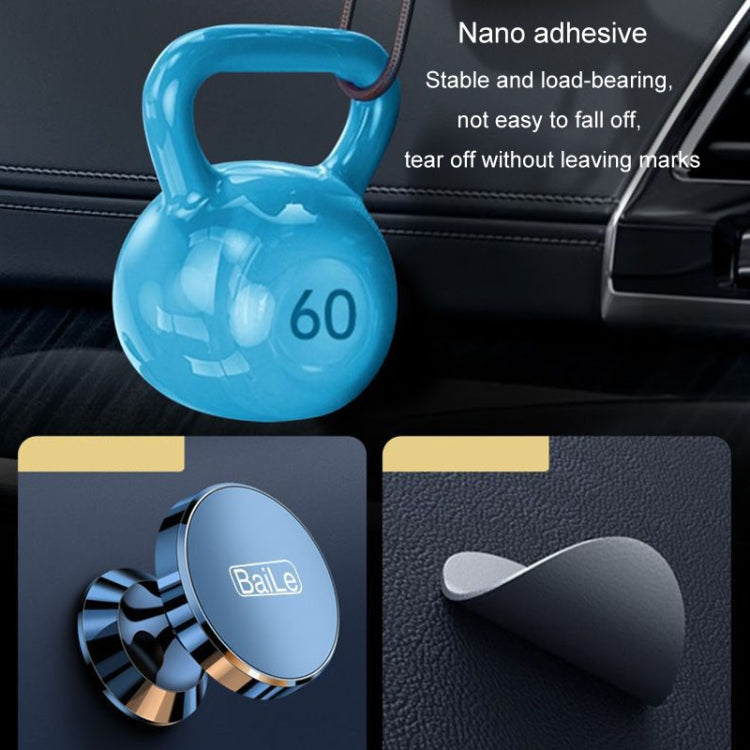 BaiLe Magnetic Car Phone Holder Universal Car Dashboard Fixed Navigation Bracket, Color: Buckle Silver - Universal Car Holders by BaiLe | Online Shopping South Africa | PMC Jewellery | Buy Now Pay Later Mobicred