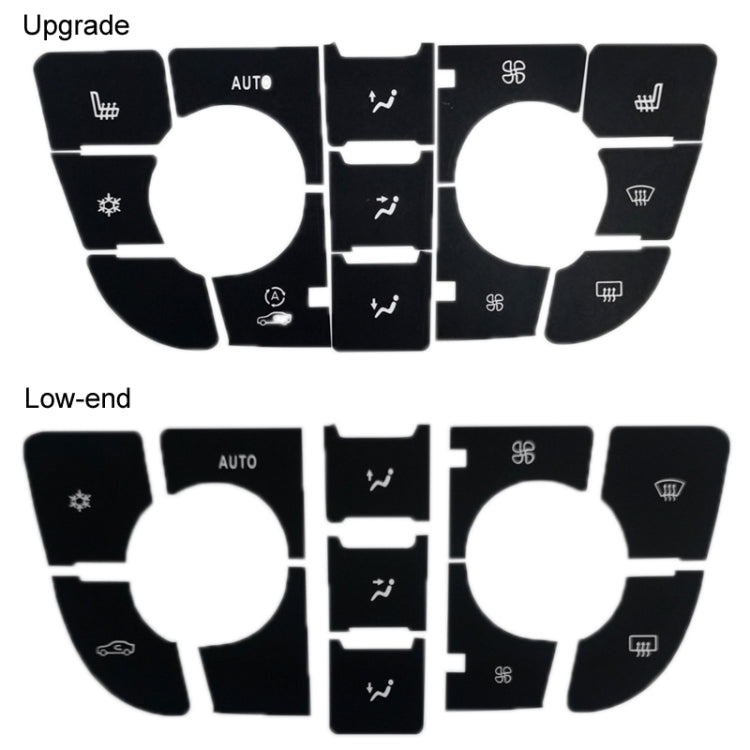 For Buick Excelle GT/XT Air Conditioning Central Control Button Repair Sticker(Low-end) - Decorative Sticker by PMC TechLife | Online Shopping South Africa | PMC TechLife | Buy Now Pay Later Mobicred
