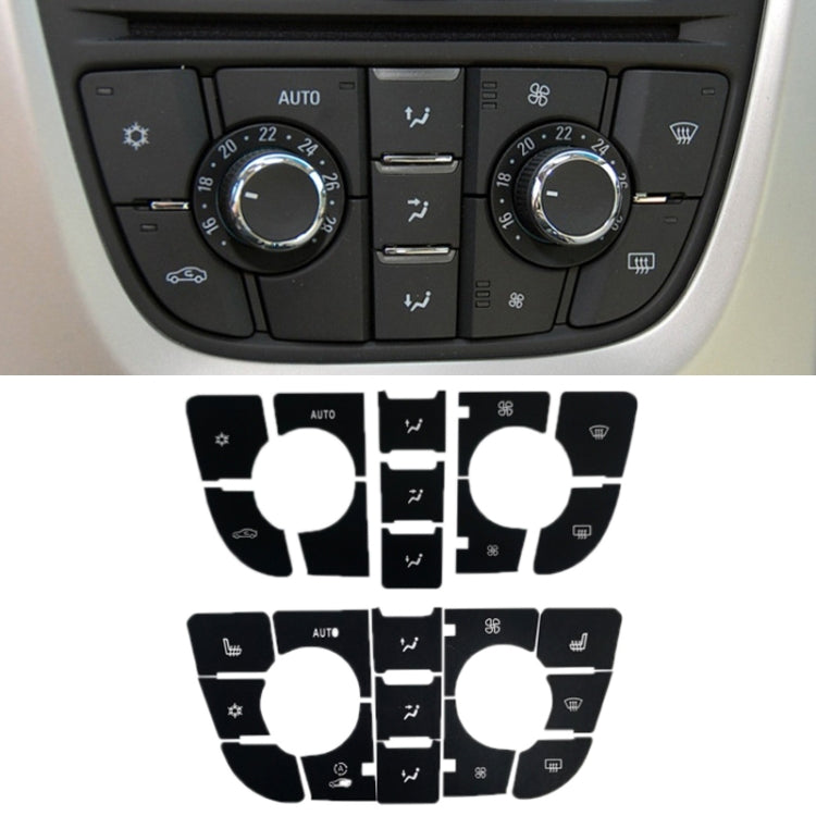 For Buick Excelle GT/XT Air Conditioning Central Control Button Repair Sticker(Low-end) - Decorative Sticker by PMC Jewellery | Online Shopping South Africa | PMC Jewellery | Buy Now Pay Later Mobicred