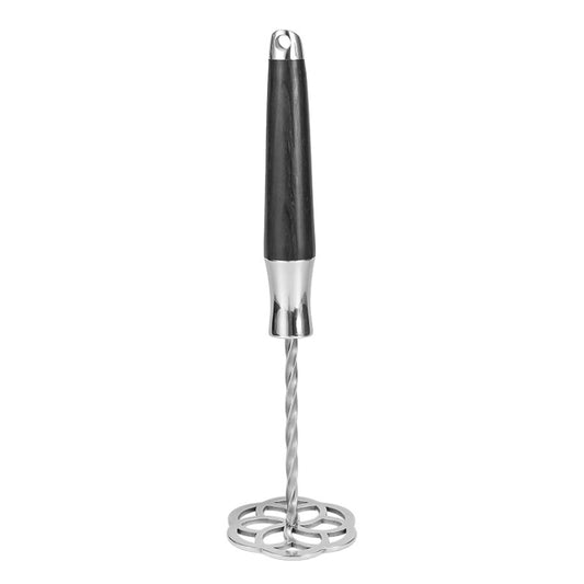 Wooden Handle 316L Stainless Steel Potato Masher Thickened Taro Mashing Gadgets - Stirrer & Squeezer by PMC Jewellery | Online Shopping South Africa | PMC Jewellery | Buy Now Pay Later Mobicred