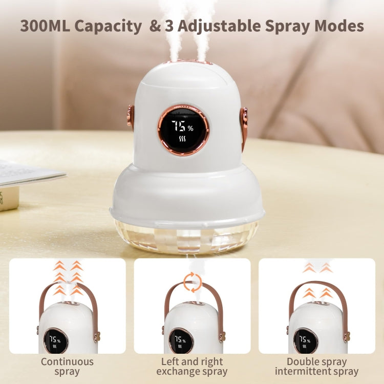 ICARER FAMILY IF-JS01 USB Charging Desktop Night Light Dual-spray Humidifier, Color: Pink (Doll) - free shipping - PMC TechLife - Order now!