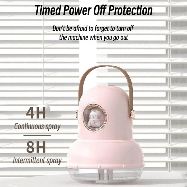 ICARER FAMILY IF-JS01 USB Charging Desktop Night Light Dual-spray Humidifier, Color: White (Doll) - free shipping - PMC TechLife - Order now!