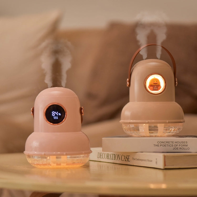 ICARER FAMILY IF-JS01 USB Charging Desktop Night Light Dual-spray Humidifier, Color: Green (Doll) - free shipping - PMC TechLife - Order now!