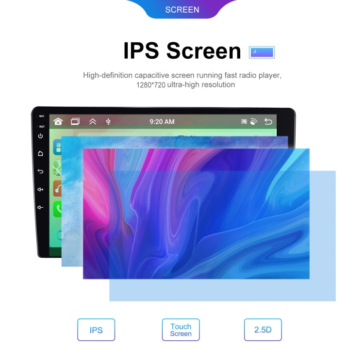 10.1 inch 6+128G Android Universal HD Large Screen Car Bluetooth Player Android GPS Navigation Integrated Machine(Standard+AHD Camera) - Car MP3 & MP4 & MP5 by PMC TechLife | Online Shopping South Africa | PMC TechLife | Buy Now Pay Later Mobicred