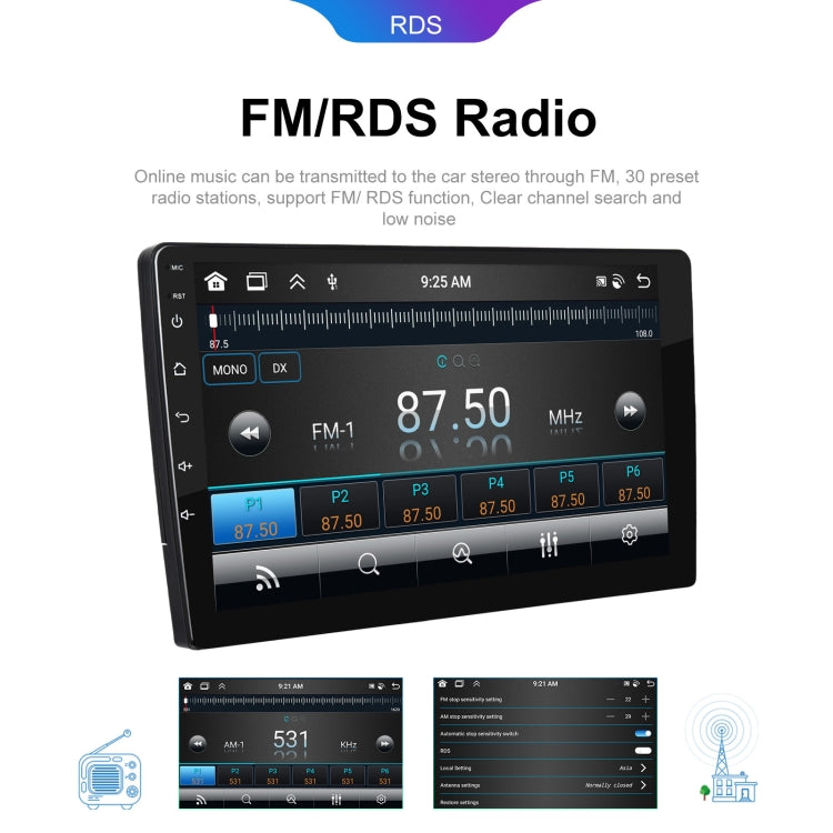 7 inch 6+128G Android Universal HD Large Screen Car Bluetooth Player Android GPS Navigation Integrated Machine(Standard+AHD Camera) - Car MP3 & MP4 & MP5 by PMC TechLife | Online Shopping South Africa | PMC TechLife | Buy Now Pay Later Mobicred