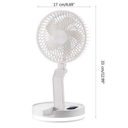 F200 Foldable Remote Control Wall-mounted Fan LED Light Desktop Rotating Fan, Color: Regular Model - Electric Fans by PMC Jewellery | Online Shopping South Africa | PMC Jewellery | Buy Now Pay Later Mobicred