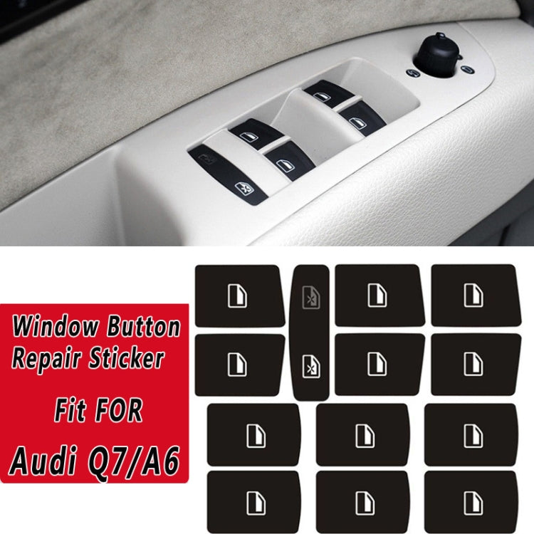 For Audi A6/A6L/Q7 Window Button Repair Sticker - Decorative Sticker by PMC Jewellery | Online Shopping South Africa | PMC Jewellery | Buy Now Pay Later Mobicred