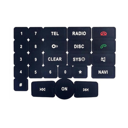 For Mercedes Benz C/E/GLK/W 2007-2014 Radio Button Repair Sticker(Style Two) - Decorative Sticker by PMC Jewellery | Online Shopping South Africa | PMC Jewellery | Buy Now Pay Later Mobicred