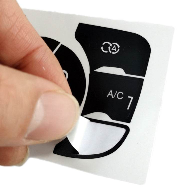 For Citroen C4L 2014-2018 Air Conditioning Door Lock Button Repair Sticker(Automatic AC) - Decorative Sticker by PMC Jewellery | Online Shopping South Africa | PMC Jewellery | Buy Now Pay Later Mobicred