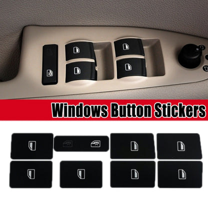 For Audi A4 2004-2008 Window Button Repair Sticker - Decorative Sticker by PMC Jewellery | Online Shopping South Africa | PMC Jewellery | Buy Now Pay Later Mobicred