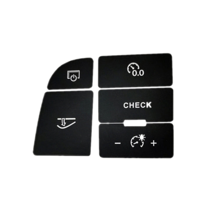 For Audi A6/A6L 2005-2011 Central Control Button Repair Sticker(For Right Driving) - Decorative Sticker by PMC Jewellery | Online Shopping South Africa | PMC Jewellery | Buy Now Pay Later Mobicred