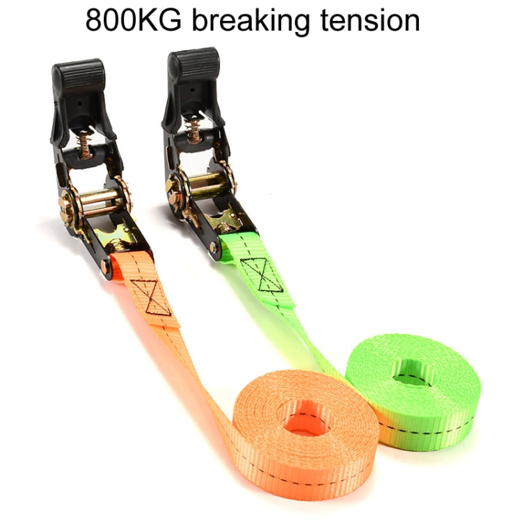 Motorcycle Ratchet Tensioner Cargo Bundling And Luggage Fixing Straps, Specification: Orange 5m - Towing Bars by PMC Jewellery | Online Shopping South Africa | PMC Jewellery | Buy Now Pay Later Mobicred