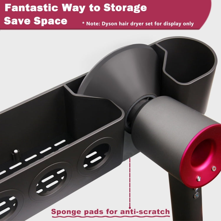 For Dyson Hair Dryer HD15 Bracket Bathroom Storage Organizer Shelf - Dyson Accessories by PMC TechLife | Online Shopping South Africa | PMC TechLife