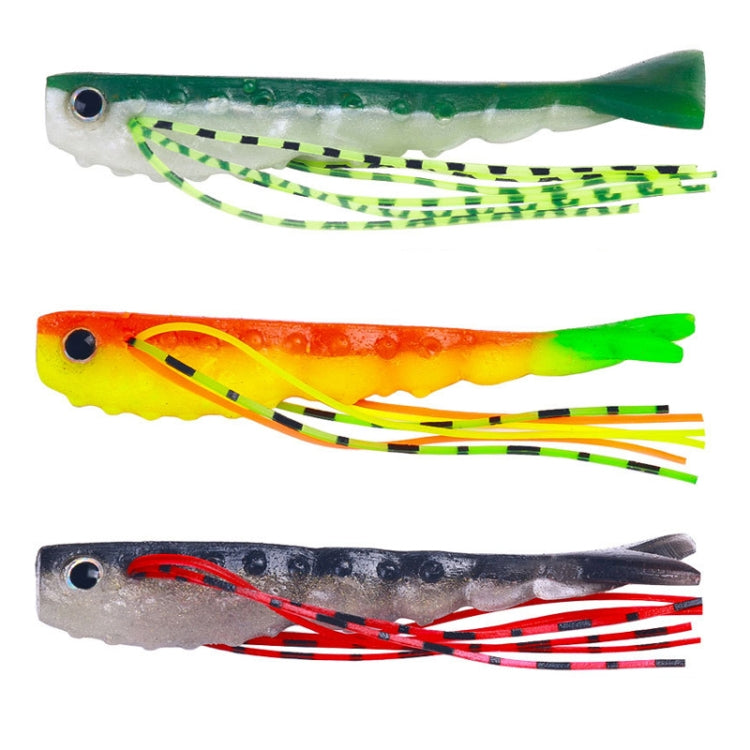 6.6cm 5pcs /Pack HENGJIA SO175 Two Color Split Fork Soft Bait Freshwater Fishing Salmon Lures(Color 1) - Fishing Lures by HENGJIA | Online Shopping South Africa | PMC TechLife | Buy Now Pay Later Mobicred