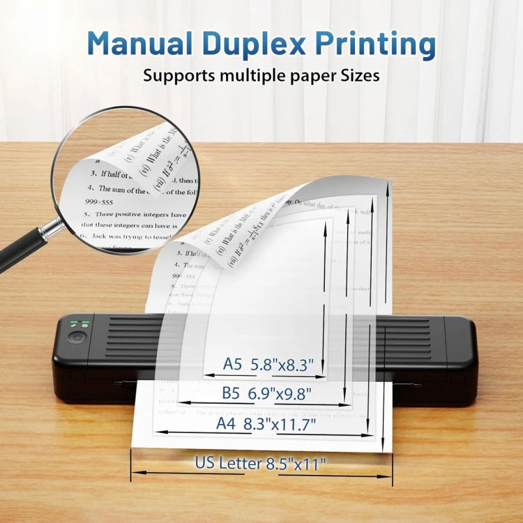 Phomemo P831 Bluetooth Portable Thermal Transfer Printer Support A4 / Letter / A5 / B5 Plain Paper Printing(Green) - free shipping - PMC TechLife - Order now!
