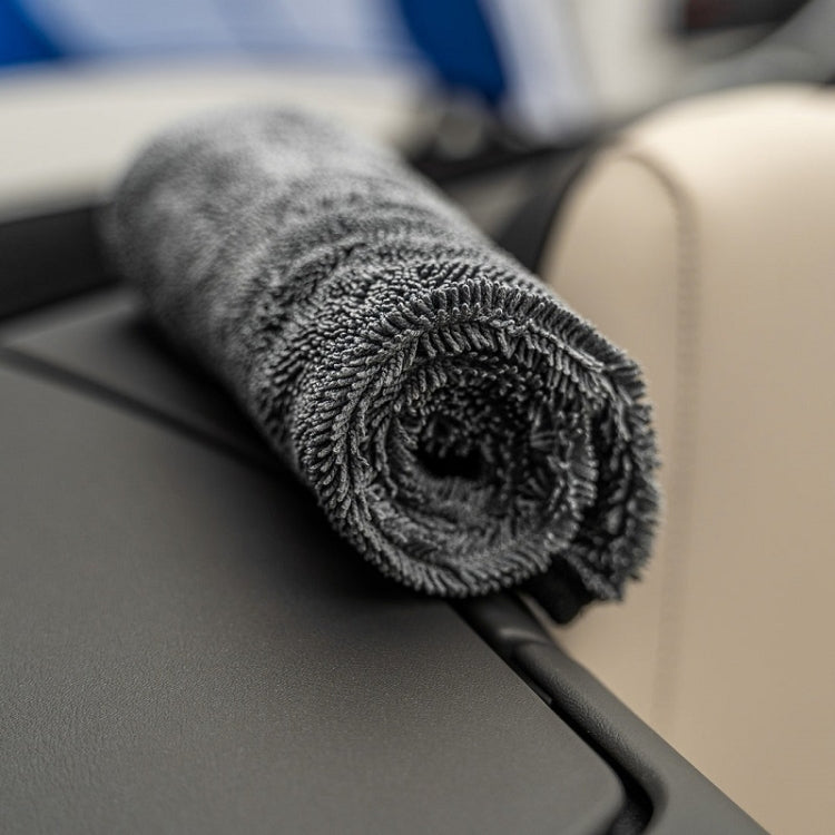 60x90cm Thickened Twisted Braid Cloth Absorbent Car Cleaning Towel(Dark Gray 1pcs) - Car washing supplies by PMC TechLife | Online Shopping South Africa | PMC TechLife | Buy Now Pay Later Mobicred