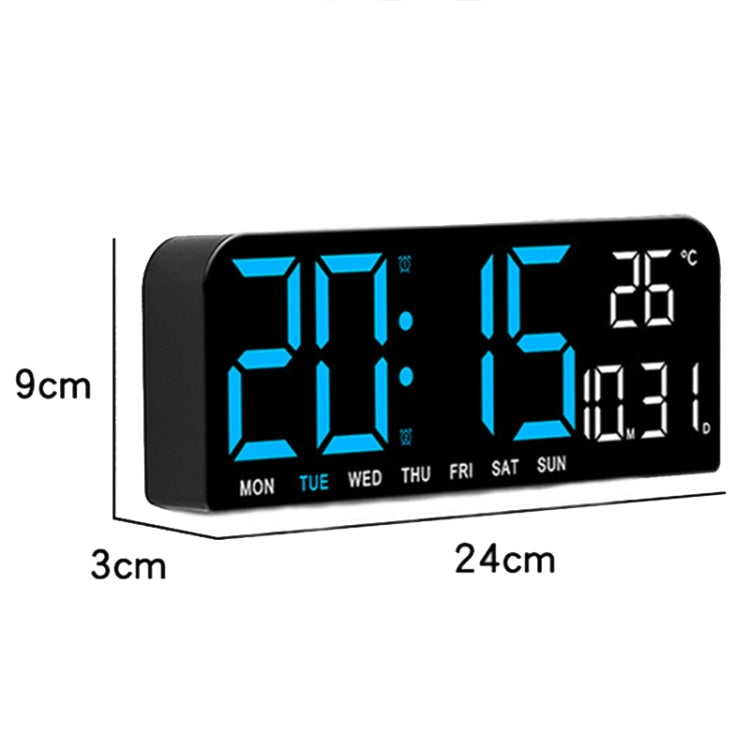 LED Screen Digital Display Desktop Alarm Clock Multifunctional Decoration Wall Clock(Red) - Alarm Clocks by PMc TechLife | Online Shopping South Africa | PMc TechLife | Buy Now Pay Later Mobicred