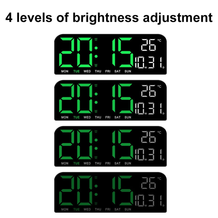 LED Screen Digital Display Desktop Alarm Clock Multifunctional Decoration Wall Clock(Orange) - Alarm Clocks by PMc TechLife | Online Shopping South Africa | PMc TechLife | Buy Now Pay Later Mobicred
