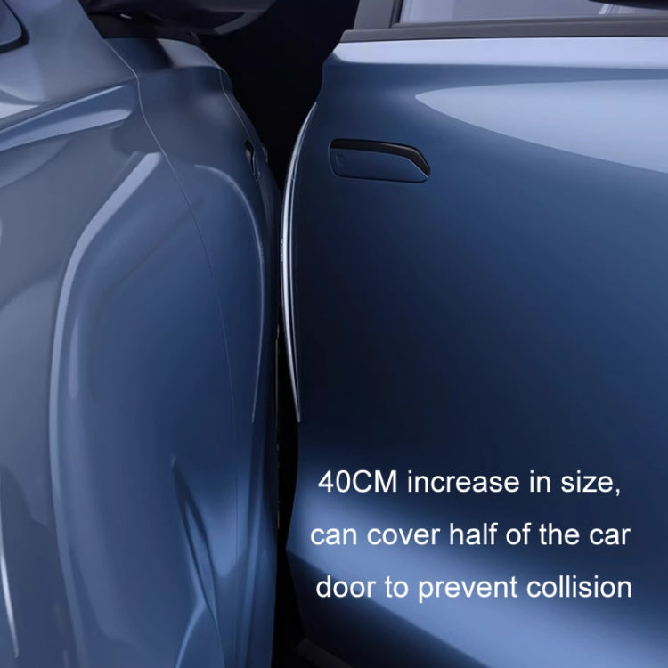HAOCAI 40cm Car Door Anti-collision Strip Door Edge Bumper Protector, Color: 8pcs Transparent - free shipping - PMC TechLife - Order now!