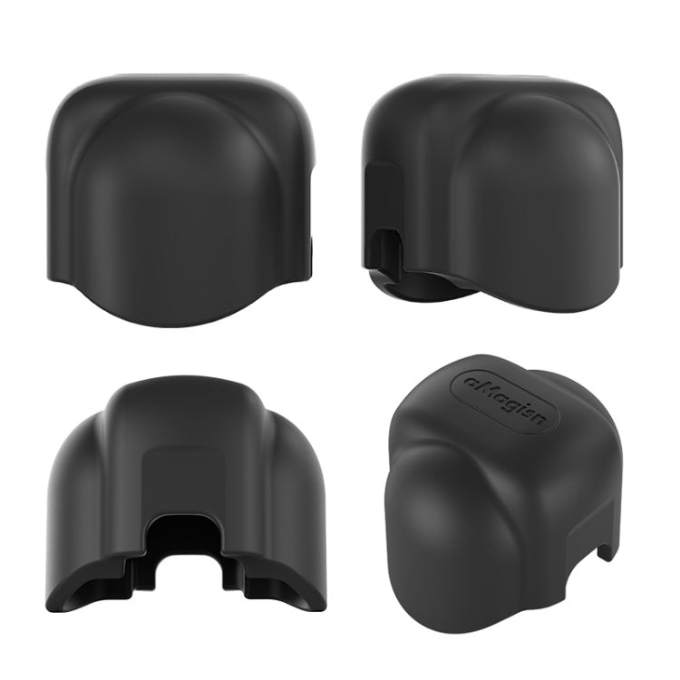 For Insta360 X4 AMagisn Silicone Protective Cover Body Case + Lens Cover Gray - Case & Bags by aMagisn | Online Shopping South Africa | PMC TechLife | Buy Now Pay Later Mobicred