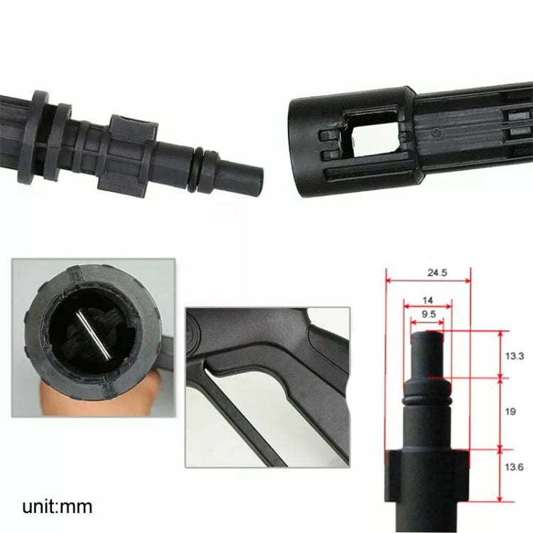 For Karcher K-Series / LAVOR Long Rod Universal Swivel Nozzle High Pressure Car Wash Sprayer Parts(No. 4) - Car Washer & Accessories by PMC TechLife | Online Shopping South Africa | PMC TechLife | Buy Now Pay Later Mobicred