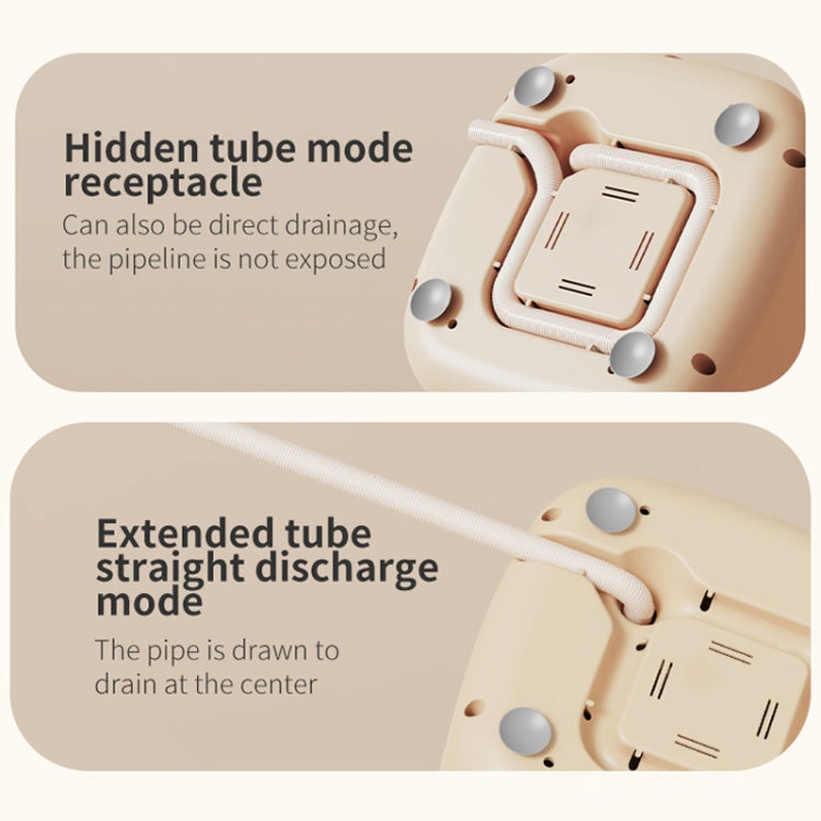 Small Household Portable Underwear Washing Machine, Size: EU Plug(Milk Yellow) - free shipping - PMC TechLife - Order now!