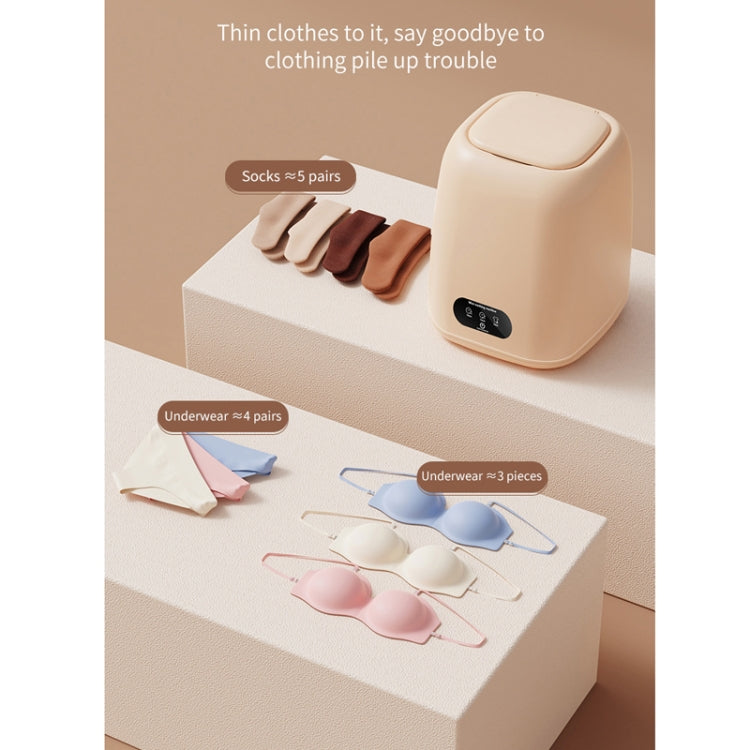 Small Household Portable Underwear Washing Machine, Size: US Plug(Milk Yellow) - free shipping - PMC TechLife - Order now!