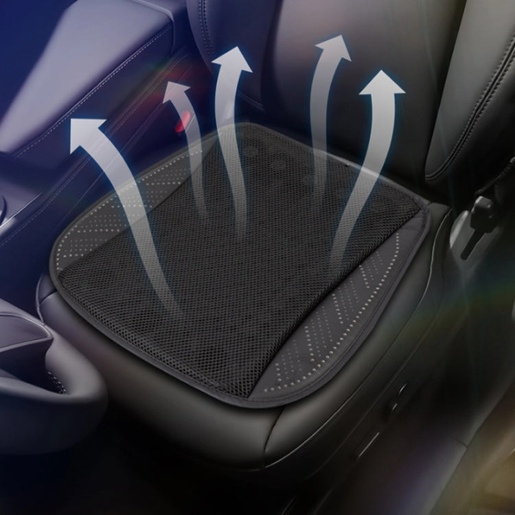 Car USB Summer Cool Ventilated Breathable Seat Cushion(Navy 8 Sets Fan) - Seat Accessories by PMC TechLife | Online Shopping South Africa | PMC TechLife | Buy Now Pay Later Mobicred