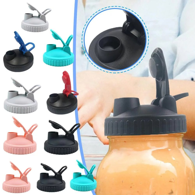 For Mason Jars Wide Mouth Flip Top Lid Airtight Leak Proof Reusable Canning Lids, Size: Diameter 70mm(Random Color) - Preservation Supplies by PMC TechLife | Online Shopping South Africa | PMC TechLife | Buy Now Pay Later Mobicred