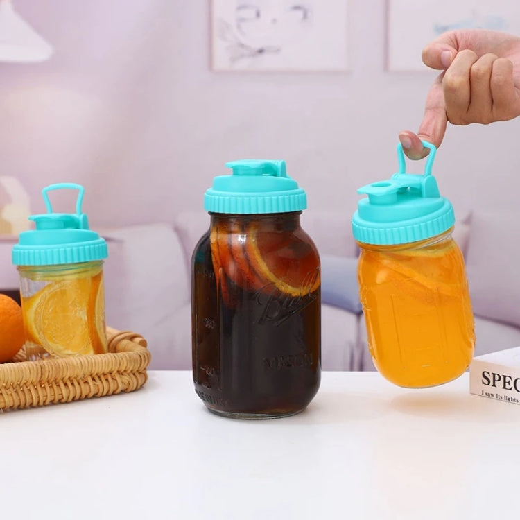 For Mason Jars Wide Mouth Flip Top Lid Airtight Leak Proof Reusable Canning Lids, Size: Diameter 70mm(Random Color) - Preservation Supplies by PMC TechLife | Online Shopping South Africa | PMC TechLife | Buy Now Pay Later Mobicred