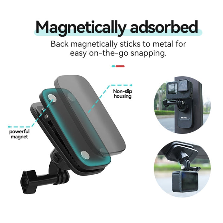 TELESIN Quick Release Universal Backpack Clip Magnetic Backpack Mounting Bracket - Backpack Clip by TELESIN | Online Shopping South Africa | PMC Jewellery