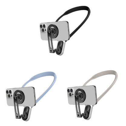 Magnetic Hanging Neck Holder For Mobile Phones/Action Cameras(Star Light Color) -  by PMC Jewellery | Online Shopping South Africa | PMC Jewellery | Buy Now Pay Later Mobicred